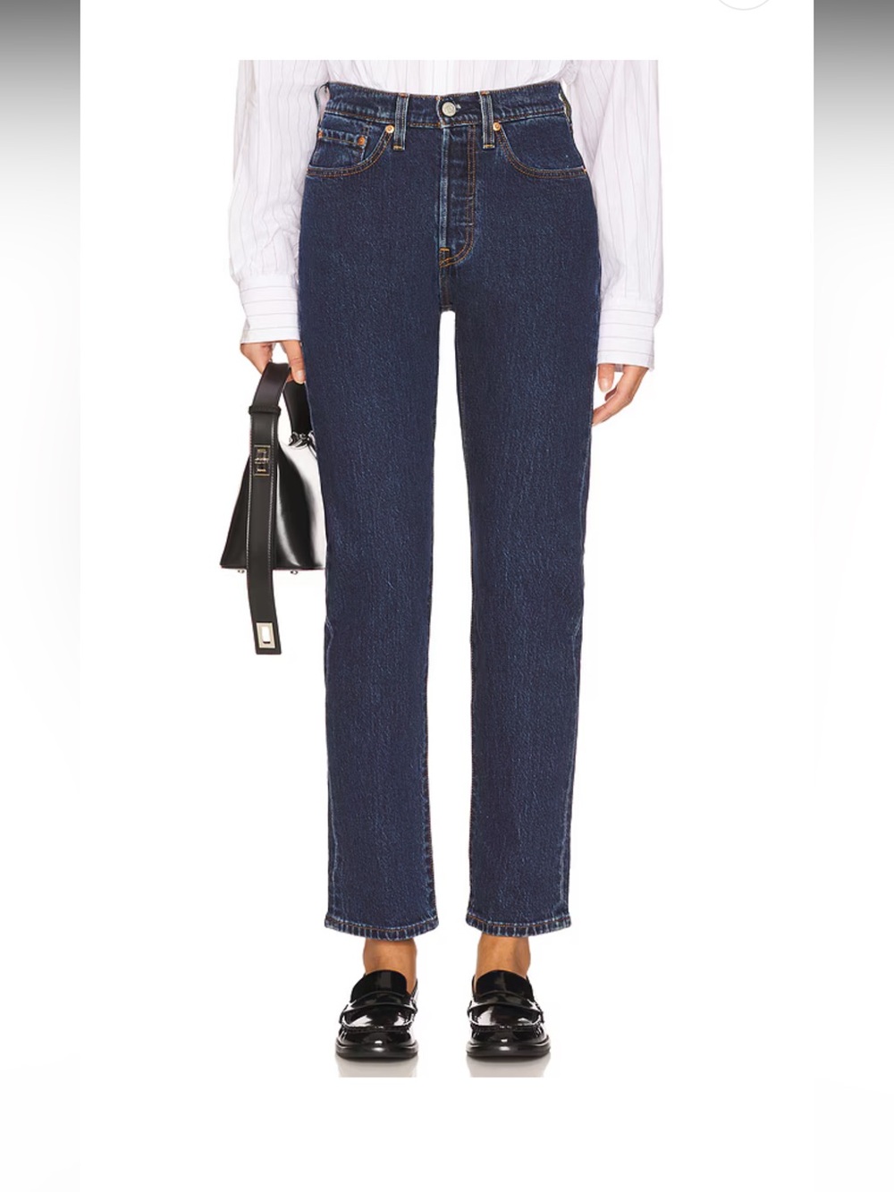 LEVIS! Slim Straight Dark Blue Denim Jeans